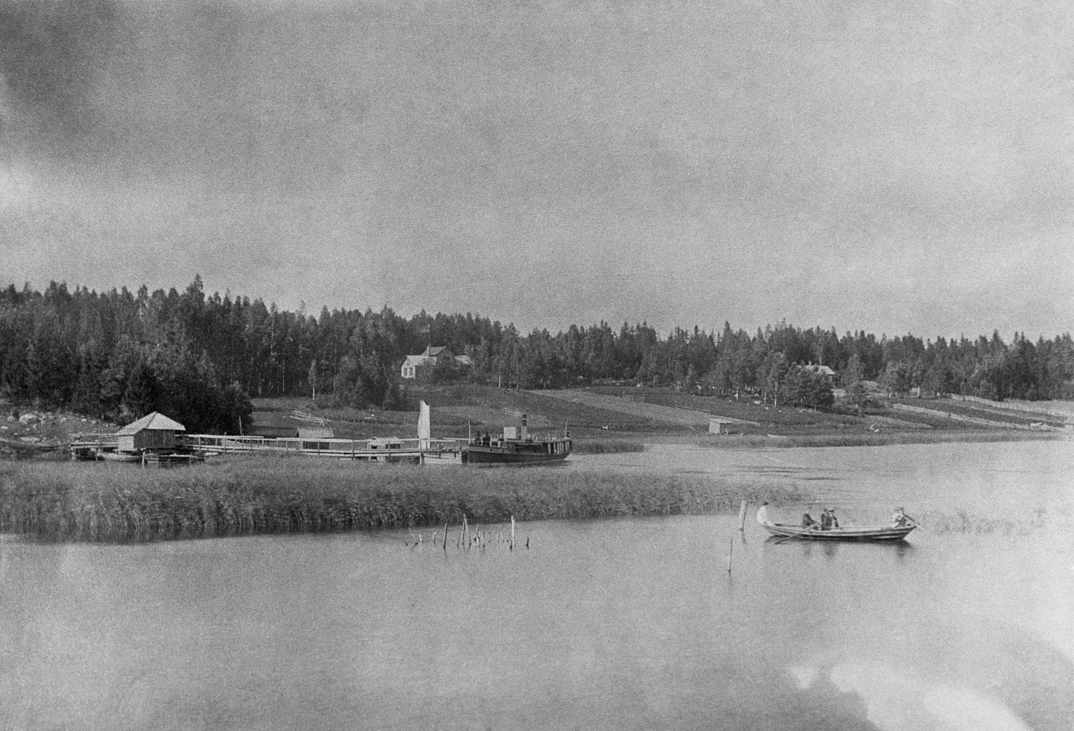 Uutela Pitkälahti 1910 Pastori Björklundin talo